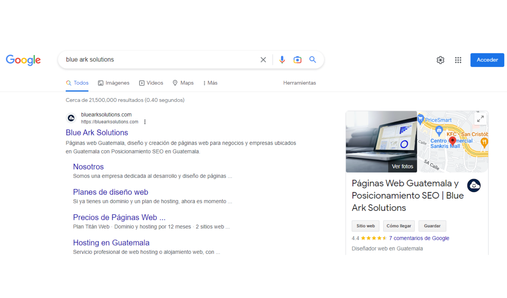 Posicionamiento SEO Búsqueda Navegacional